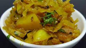 potato cabbage sabji recipe