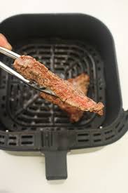 air fryer marinated steak the