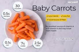 baby carrots nutrition facts and health