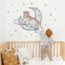 Giraffe Wall Stickers For Kids Rooms