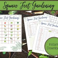 Square Foot Garden Planner Gardening