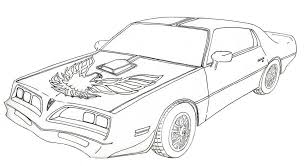 10th anniversary silver/charcoal pontiac color. Fire Bird Coloring Pages