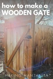 Wooden Gate For Your Fence