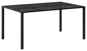 vidaxl outdoor dining table steel 59 1