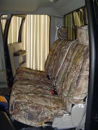 Ford F250 Realtree Seat Covers Rear