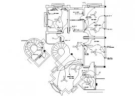 Electric Installation Top View Plan Of