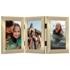 americanflat hinged 3 photo frame in
