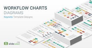 flow charts diagrams keynote template