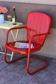 Vintage Patio Chair Makeover Addicted
