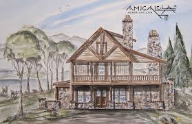 Cliffside Cabin Amicalola Home Plans
