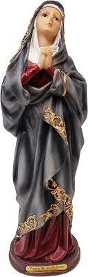 Amazon.com: 12" Virgen de los Dolores Mater Dolorosa Estatua Católica Santa Santa Santa Religiosa : Hogar y Cocina