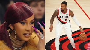 Damian lillard has been playing with the trail blazers since 2012 when he was their sixth pick on the 2012 nba draft. Damian Lillard Taught Cardi B How To Hoop Blazers Star Becomes Latest Feature On Grammy Winner S Cardi Tries Show The Sportsrush