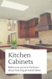 to install new kitchen cabinets