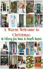 42 front door christmas decorations and