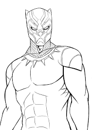 Black panther is a 2018 american superhero movie based on the marvel comics books. Black Panther Coloring Pages Superhero Marvel Free Printable