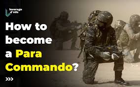 how to become a para commando officer