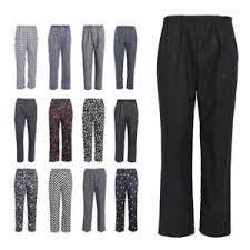 Details About Chef Pant Men Women Unisex Cargo Pocket Collection Chef Pants Baggy Pants