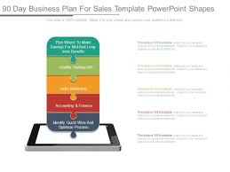 90 Day Business Plan For Sales Template Powerpoint Shapes