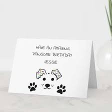 dog birthday cards for the dog