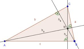 Flächeninhalt des dreiecks stumpfwinklige dreiecke. Hohenschnittpunkt