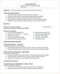 Lab Assistant Resumes Entry Level Lab Technician Resume No