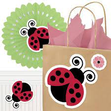Lady bug cut out, shaped canvas, paint party, summer decor. Lil Ladybug Party Decor Diy Cutout Eco Party Birthday Direct