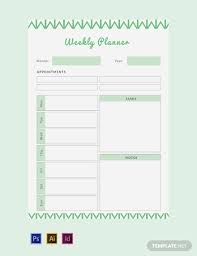 Free Weekly Planner Templates Magdalene Project Org