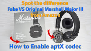 marshall major 3 fake vs real from