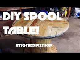 Diy Pallet Spool Cafe Table You