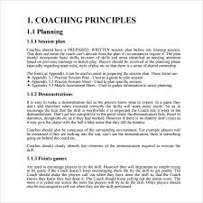 A training planner is a document that trainers use to create schedules for training sessions. Free 11 Coaching Plan Templates In Pdf Ms Word Pages Google Docs