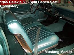 1965 Galaxie 500 Bench Seat Upholstery