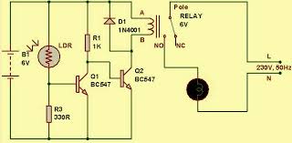 Simple Light Sensor Circuit With