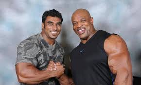 Sangram Chougule With Ronnie Coleman And Jay Cutler