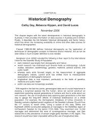 pdf historical demography