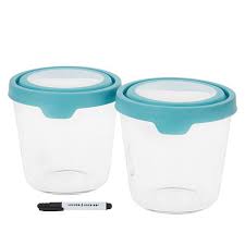 7 Cup Trueseal Glass Food Storage Set