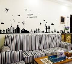 Beautiful City Wall Stickers Removable