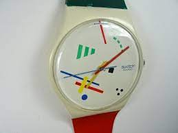 Swatch Wall Clock In The Shape Of A
