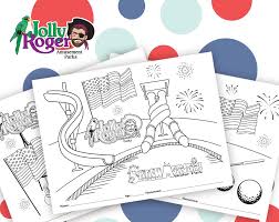 Free coloring sheets to print and download. Jolly Roger Amusement Parks Celebrate Independence Day And Keep The Kids Busy When These Jolly Roger 4th Of July Coloring Pages Be Sure To Tag Us In All Of Your Creations