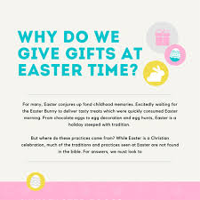why do we give gifts at easter