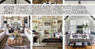 25 best modern farmhouse living room