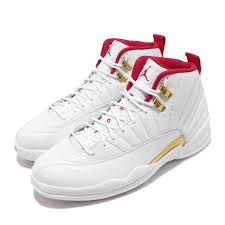 Details About Nike Air Jordan 12 Retro Xii Aj12 Fiba 2019 White Red Gold Men Shoes 130690 107