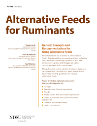 pdf alternative feeds for ruminants