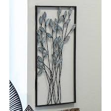 Twigs Metal Wall Art In Silver With