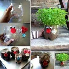 recycle and decorate plastic bottles to