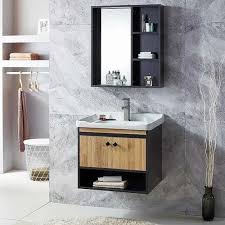 floor mounted cabinet wash basin at