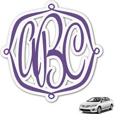 Design Your Own Personalized Monogram Car Decal