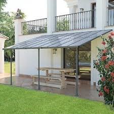 Aoodor Patio Cover Wall Mount Pergola