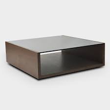 Clear square glass table top 3/8 in. Modern Coffee Table With Walnut Veneer And Smoke Glass Top Rotsen Furniture