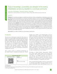 Study Of Knowledge Accessibility And Utilization Of The
