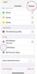 apple calendar app on iphone ipad